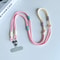 Double Color Personalized Mobile Phone Universal Lanyard, Long Rope Shoulder Strap, Trendy Fashion Safety Neck Rope