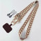 Mobile Phone Lanyard Crossbody Card Neck Cord Clip, Adjustable Long Rope with Pearl Hanging Charm, Anti-lost Strap