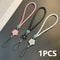 Colorful Small Flower Mobile Phone Lanyard Solid Color Phone Wrist Strap For USB ID Card Keychain U 1