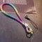 Crystal Glitter Phone Lanyard, Wrist Strap Keychain, Anti Lost Rope for iPhone 16 Samsung, Universal Bling Hanging Cord