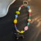 Colorful Summer Beaded Phone Chain, Sausage Dog Bag Pendant, Phone Case Hanging Rope for Girls