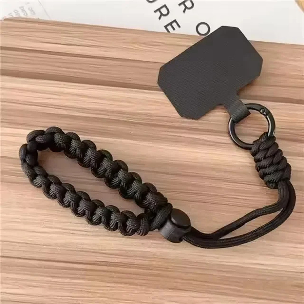 Adjustable Handwoven Universal Mobile Phone Wrist Strap, Outdoor Short Lanyard, Anti-Drop Rope for Any Phone Case