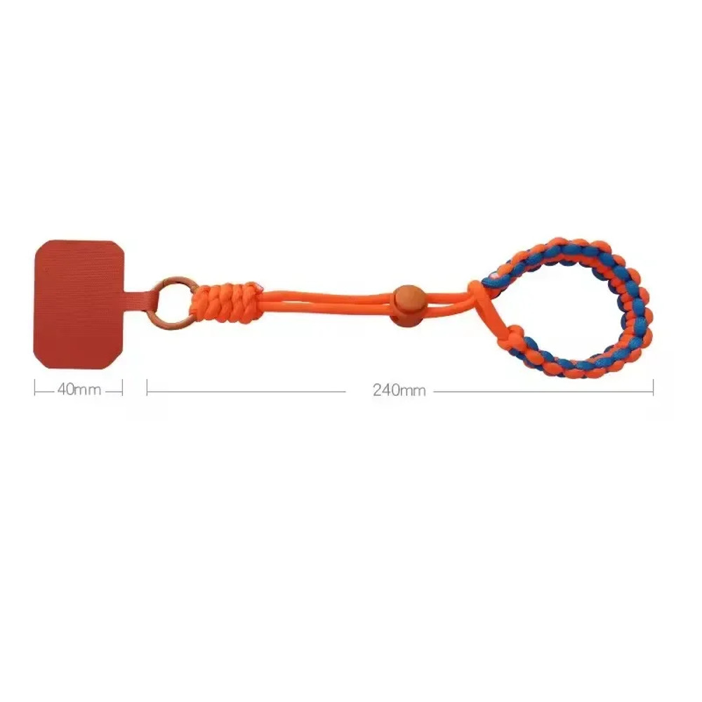 Adjustable Handwoven Universal Mobile Phone Wrist Strap, Outdoor Short Lanyard, Anti-Drop Rope for Any Phone Case