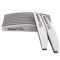 5pcs Nail Files Sponge Block 180/240, Gray Black Boat Buffer, Gel Polish Sanding Lime a Ongle, Manicure Tools