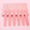 Pink Wooden Nail Files 8.5cm Manicure Tool, Eco Friendly Reusable Buffing Stick for Nails Care Beauty Salon Use