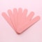 Pink Wooden Nail Files 8.5cm Manicure Tool, Eco Friendly Reusable Buffing Stick for Nails Care Beauty Salon Use