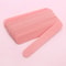 Pink Wooden Nail Files 8.5cm Manicure Tool, Eco Friendly Reusable Buffing Stick for Nails Care Beauty Salon Use