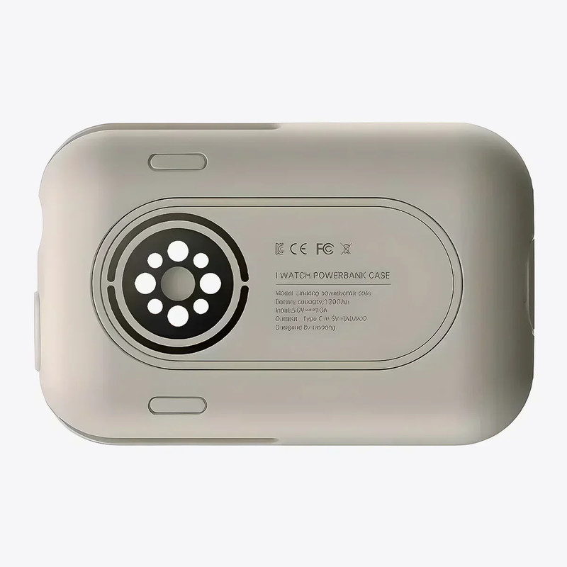 Portable Wireless Charger, Powerbank Device For Apple, Fast Charging Case for iWatch