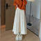 2025 New Korean Design, High Waist Skirt, Autumn Winter Female Skirt, Warm Thick Knitted Wool Long Skirt