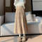2025 New Korean Design, High Waist Skirt, Autumn Winter Female Skirt, Warm Thick Knitted Wool Long Skirt