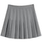 High Waisted Mini Skirt, Solid Color Slim Fit, Elastic Comfortable Stretch, A Line Zipper Skirt for Women, Girls, Spring
