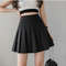 2024 New Sexy Women's Pleated Skirt, High Waist Vintage Mini Skirt for Summer, Korean Tennis Student White Dance Skirt