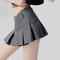 2024 New Sexy Women's Pleated Skirt, High Waist Vintage Mini Skirt for Summer, Korean Tennis Student White Dance Skirt