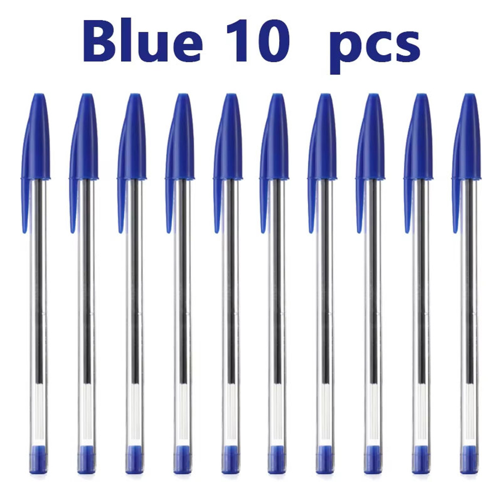 1050 Pcs Ballpoint Pens 10mm Blue Black Ink Smooth Writing Long Lasting Pens For School Office Stu 9
