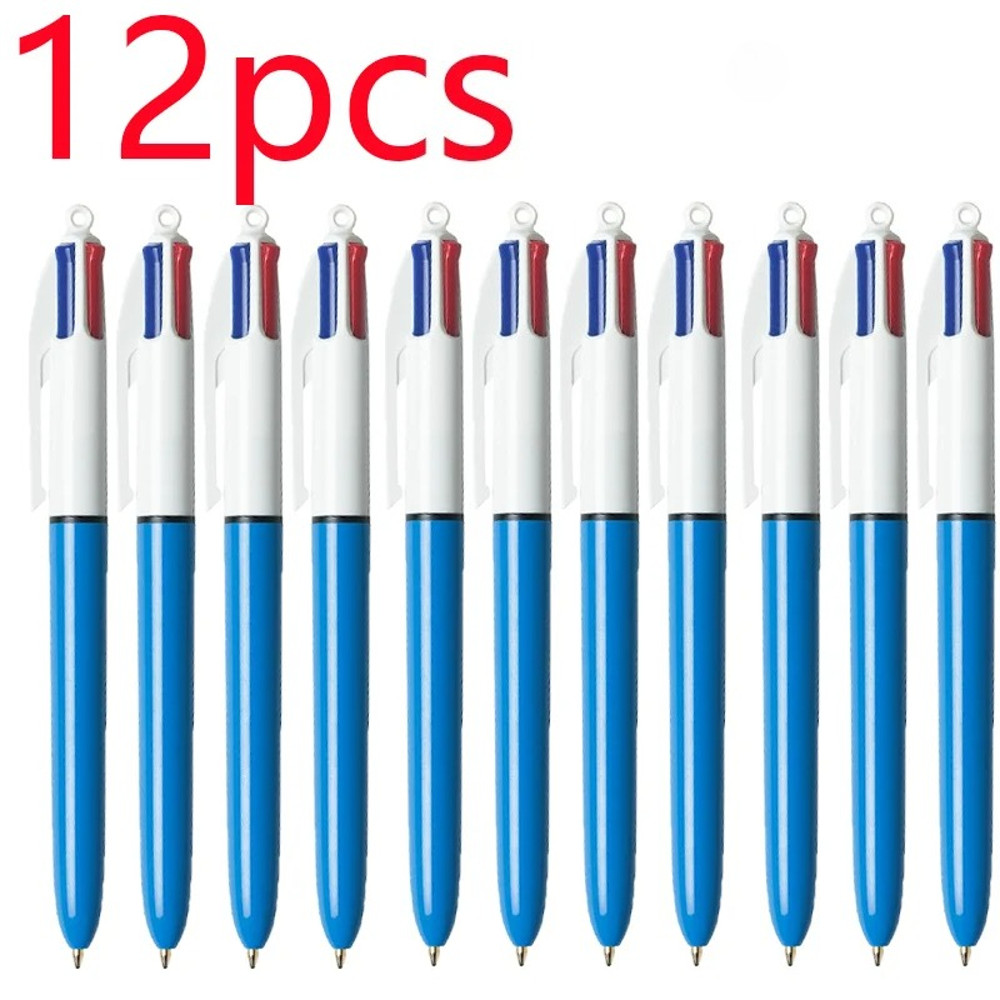 4 Color Retractable Ballpoint Pen, 4in1 Multipen for Smooth Writing Office Supplies, School Stationery, and Teacher Gift