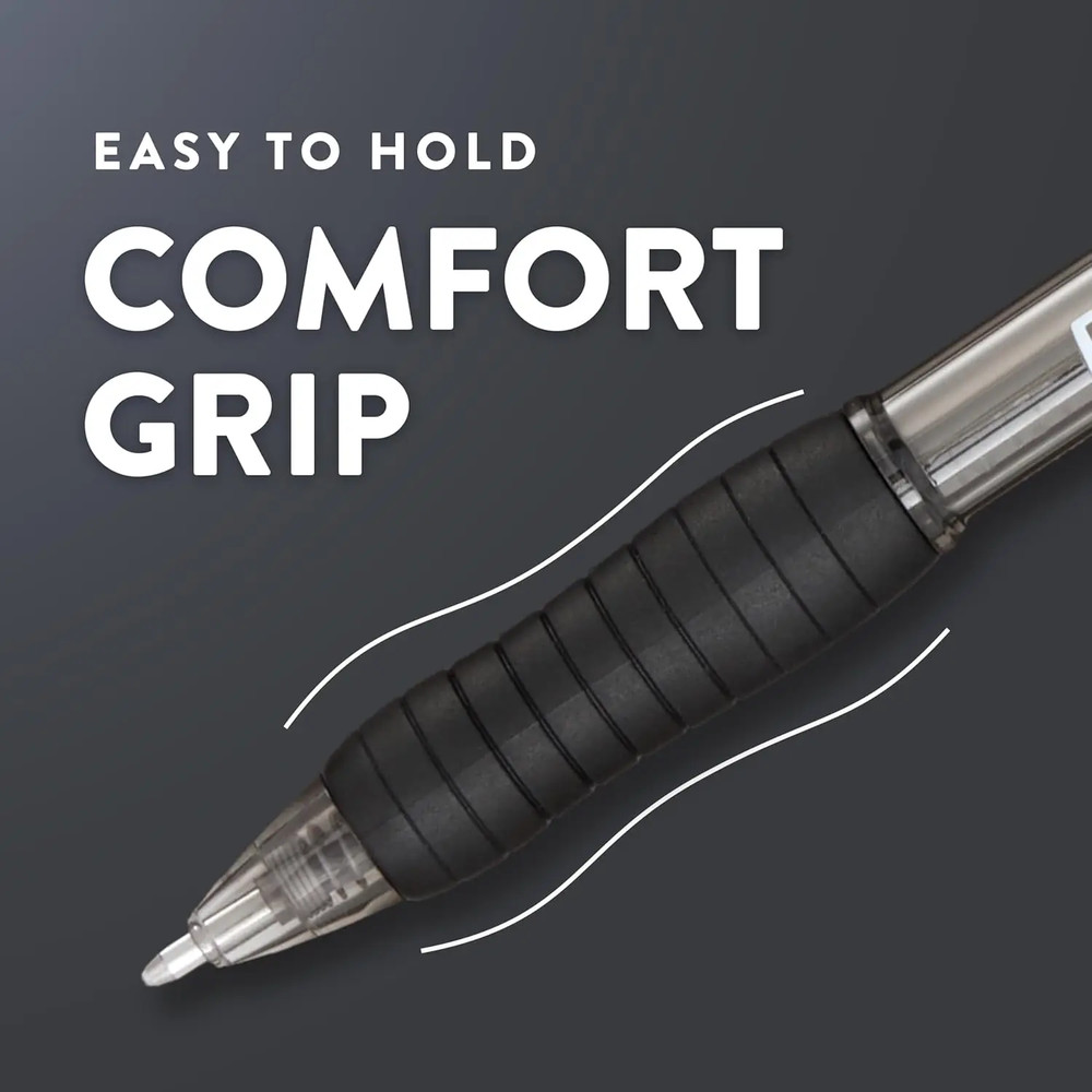 1.4mm Bold Click Gel Pens, 12-Piece Multi-Color Set, for School Notes, Office Work, and Teacher Supplies