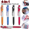 Multi Function 4 In 1 Stylus Pen Ballpoint Pen Capacitive Stylus With Flashlight And Phone Holder S 1