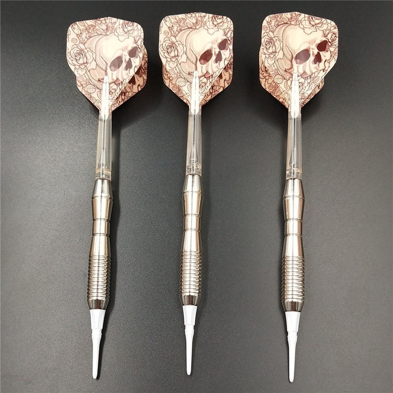 Fox Smiling Soft Tip Darts, 3pcs Electronic Dart Set, Nylon Shafts