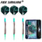 Fox Smiling Soft Tip Darts, 3pcs Electronic Dart Set, Nylon Shafts