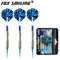Fox Smiling Soft Tip Darts, 3pcs Electronic Dart Set, Nylon Shafts