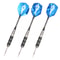 Professional Tungsten Steel Tip Darts Set, 3pcs Steel Shafts and Flights for Sports