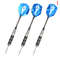 Professional Tungsten Steel Tip Darts Set, 3pcs Steel Shafts and Flights for Sports