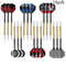Professional Metal Darts, 18PCS Steel Tip Darts Set, 14G Copper Plated Dart Board Needles