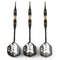 Professional Soft Tip Darts Set, 3pcs Black Darts for Electronic Dartboards, Indoor Family Games
