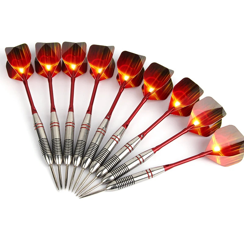 Professional Steel Tip Darts Set Weight 3 Pack With Aluminium Shafts And Flights For Dartboard Game 4