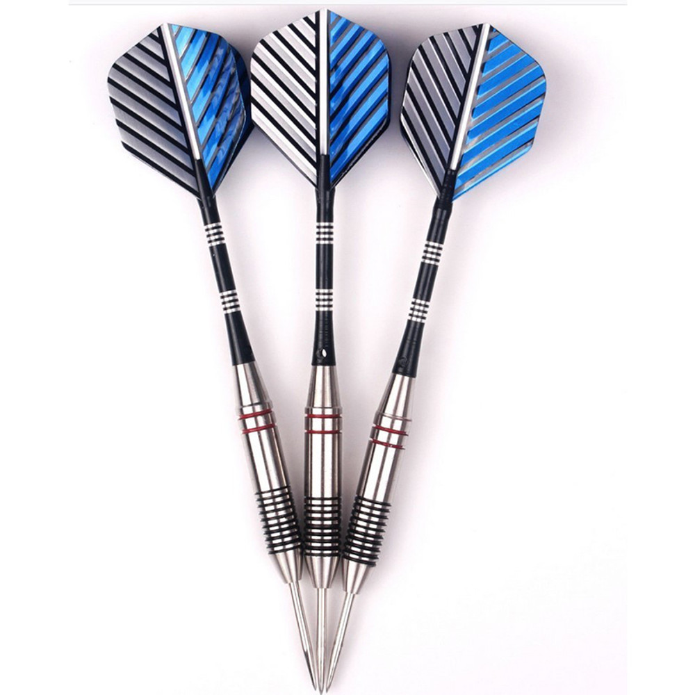 Professional Steel Tip Darts Set, Aluminium Shafts and Flights, High Quality for Dartboard Game, 3 Pcs