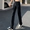 High Waist Jeans Women Black Baggy Trousers Y2K Streetwear Harajuku Fashion Straight Leg Denim Pant 1