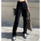 High Waist Jeans Women Black Baggy Trousers Y2K Streetwear Harajuku Fashion Straight Leg Denim Pant 6
