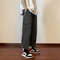 Unisex Cargo Pants, Loose Fit Streetwear, Solid Color Wide Leg Trousers, Trendy and Versatile