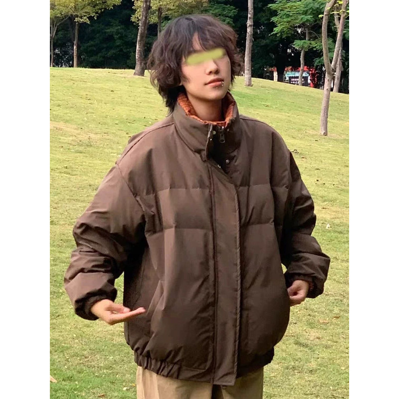 Maillard Retro Down Jacket Unisex Autumn Winter Coat Warm Loose Fit Casual Versatile Trendy Jacket 1