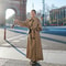 Elegant Style, Street wear Jackets for Women, Double Breasted Medium Length Trench Coats
