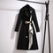 Elegant Womens Long Coat Loose Fit Fashionable Outerwear For Spring And Autumn Trendy And Slimming 0