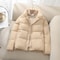 Winter Coat Womens Loose Fit Short Puffer Jacket Thickened Cotton Padding For Cold Weather 7