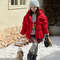 Autumn Girls Coat, Thickened Warm, Quilted Hooded Jacket, Mid Long Waist Childrens Clothing, Casual Daily Wear