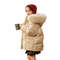 RAISE Girls Winter Jacket, Waterproof Duck Down Coat, Thick Warm Faux Fur Hooded Jacket for Kids 5-12 Years
