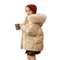 RAISE Girls Winter Jacket, Waterproof Duck Down Coat, Thick Warm Faux Fur Hooded Jacket for Kids 5-12 Years