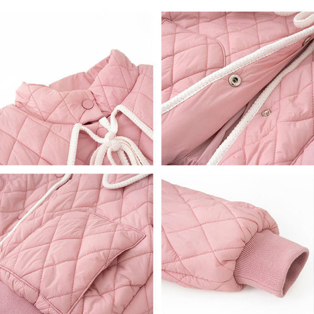 Winter Kids Jacket Warm Cotton Coat With Turndown Collar Thick Outerwear For Baby Girls And Childre 2