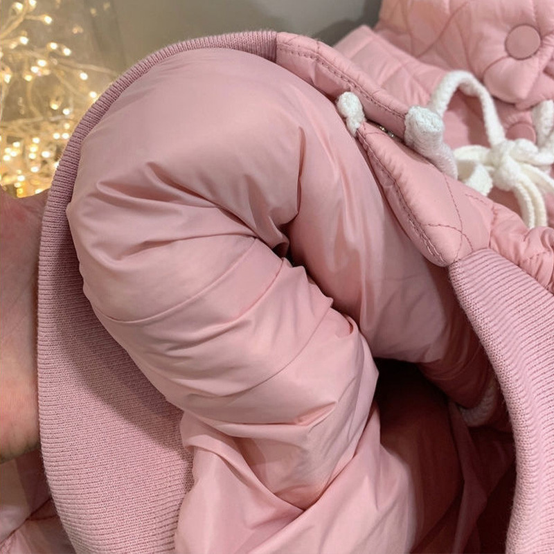 Winter Kids Jacket Warm Cotton Coat With Turndown Collar Thick Outerwear For Baby Girls And Childre 3