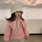 Winter Kids Jacket Warm Cotton Coat With Turndown Collar Thick Outerwear For Baby Girls And Childre 0