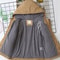 Autumn Winter Children Jacket For Boys Hooded Plus Velvet Thicken Warm Teenage Boy Outerwear Coat 4-14 Year Kids Parka