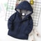 Autumn Winter Children Jacket For Boys Hooded Plus Velvet Thicken Warm Teenage Boy Outerwear Coat 4-14 Year Kids Parka