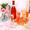 Pink Champagne Flutes 10Pcs Disposable Plastic Cups Wedding Party Supplies Birthday Bar Drinkware 3