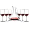Luxurious Wine Decanter and Glasses Set, Household Red Wine Glasses for Enhanced Taste