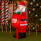 Inflatable Toy Christmas Decorations Santa Claus Holding Sign Toy Ornaments With LED Lights Home Ya 1