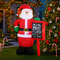 Inflatable Toy Christmas Decorations Santa Claus Holding Sign Toy Ornaments With LED Lights Home Ya 0