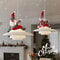 Santa Claus Ornaments Christmas Decorations Pendant Lights Window Decorations Curtain Decorations C 0